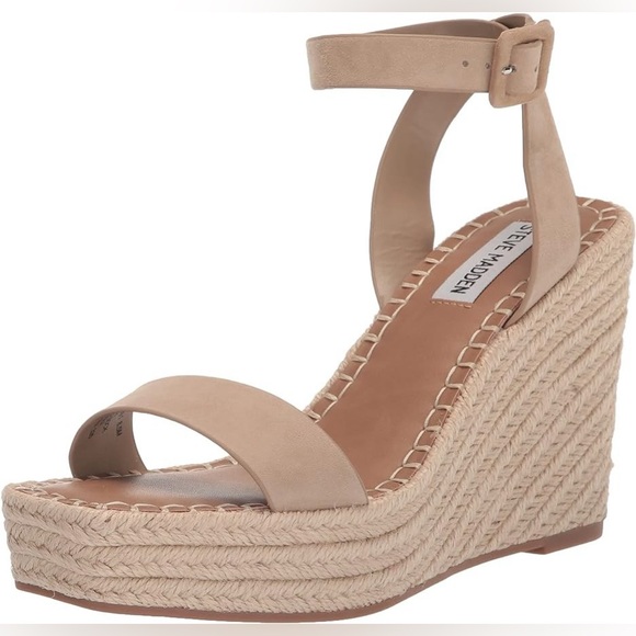 Steve Madden espadrille wedge sandals - Picture 1 of 5